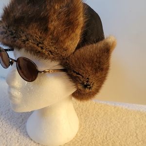 Muskrat & 100% Wool Trappers Hat: ON SALE NOW